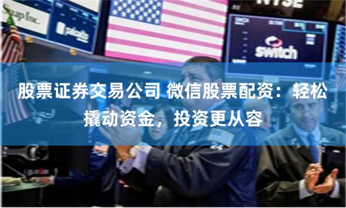 股票证券交易公司 微信股票配资：轻松撬动资金，投资更从容